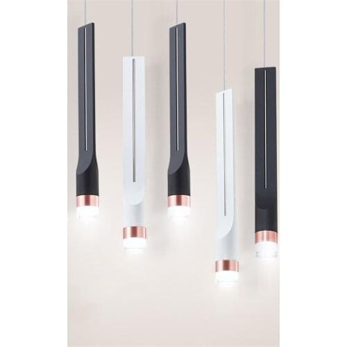 Thrisdar New Arrival Long Tube Pendant Light Personality Art Kitchen Hanging Light Restaurant Shop Bar Counter Pendant Lamps