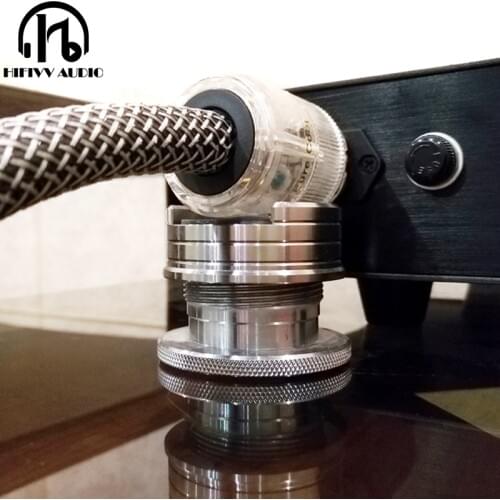 HIFI Audio Amplifier Speaker power cable Pad Anti-shock Shock Absorber mat Vibration Absorption Stands LP Vinyl Record Bracket