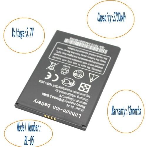 ISkyamS 10pcs/lot 2700mAh BL-05 Replacement High Quality Battery for THL L969 Batterie Batterij Bateria