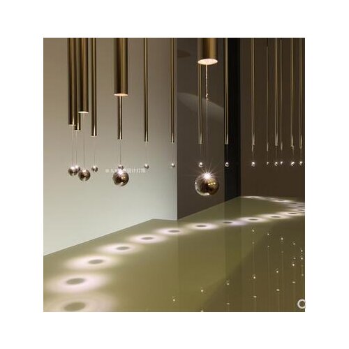 Shop hanging decoration hotel lobby ktvloft duplex restaurant studio post-modern Nordic simple ball droplight led