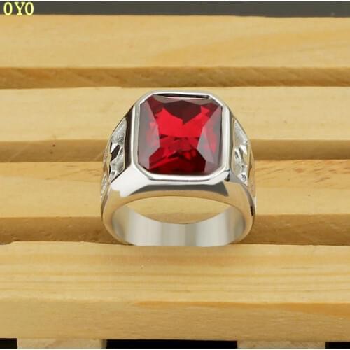 100% 925 sterling silver gemstone ring