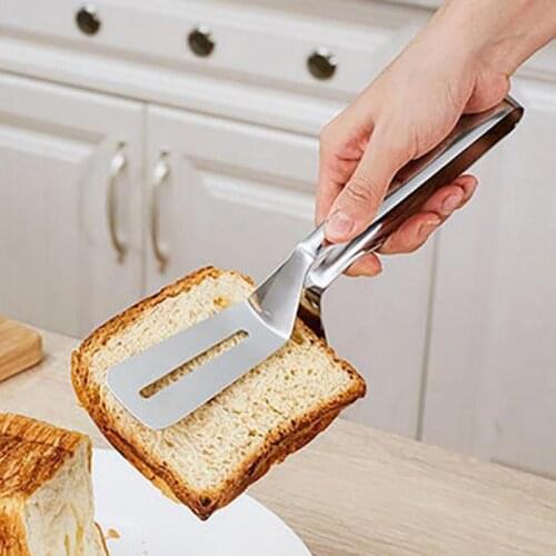 Stainless Steel Barbecue Tong Fried Steak Shovel Fried Fish Shovel BBQ Bread Clamp Kitchen Bread Meat Clamp Kitchen Utensil Set