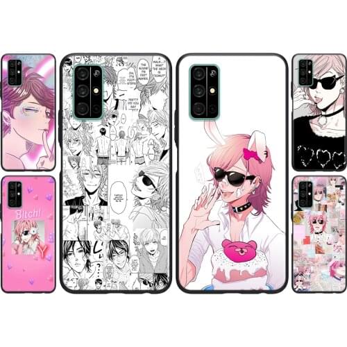Silicone Cover Anime Yarichin Club For Huawei Honor 30i 10X 30S 9A 9S 9X 30 9C 20 20S V20 10i 10 7C Pro Lite Phone Case