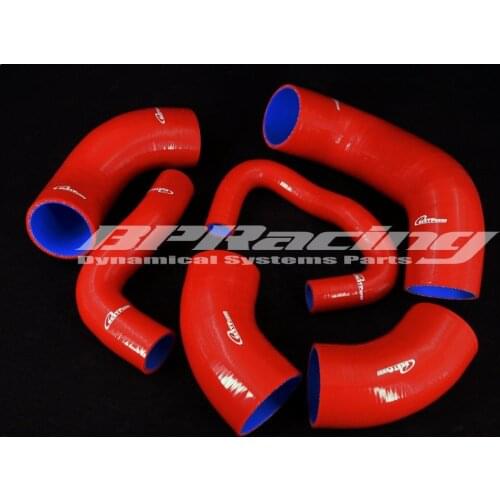 Silicone Intercooler Hose / Pipe For Mitsubishi EVO 7 8 9 CT9A Red