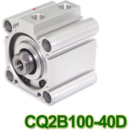 SMC Type CQ2B series CQ2B100-40D 100mm bore 40mm stroke Double Action single rod thin Pneumatic Compact Cylinder high quality