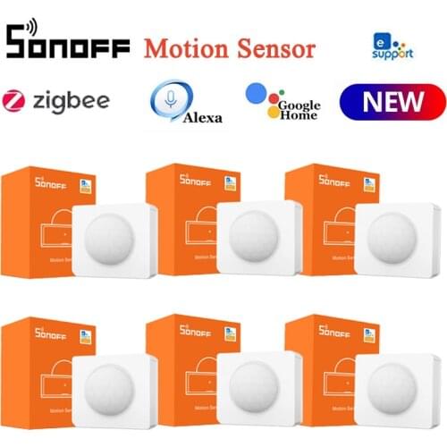 SONOFF SNZB-03 ZigBee Motion Sensor 110 ° Wide View Low-Battery Notification Smart Home Via EWelink ZBBridge Alexa Google Home