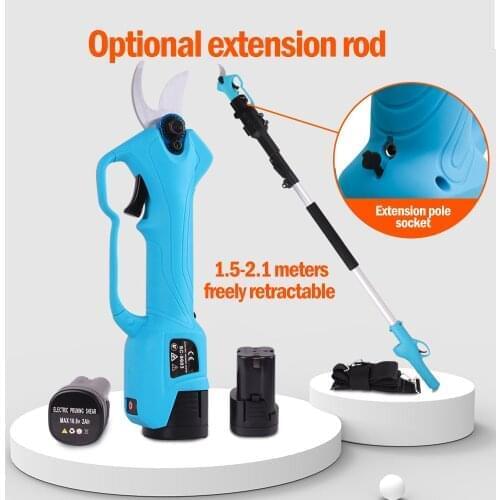 SWANSOFT 16.8V 88VF 28mm Cordless Pruner Electric Pruning Shear Lithium-ion Battery Efficient Fruit Tree Bonsai Pruning Branches
