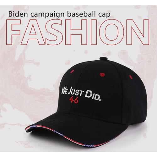 Unisex Casual Cotton Letter Embroidery Baseball Cap Caps Fashion American Election Summit Cap Outdoor Sports Dome Sun Hat