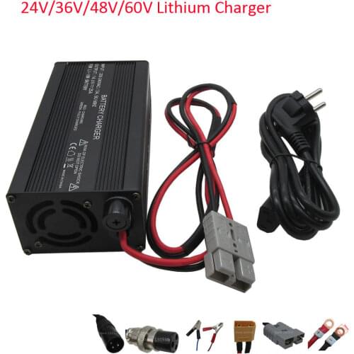 600W 12V 25A 24V 18A 36V 12A 48V 10A 60V 8A 72V 6A Lithium Battery Charger Output 29.4V 42V 54.6V 67.2V 84V Input 110V / 220V