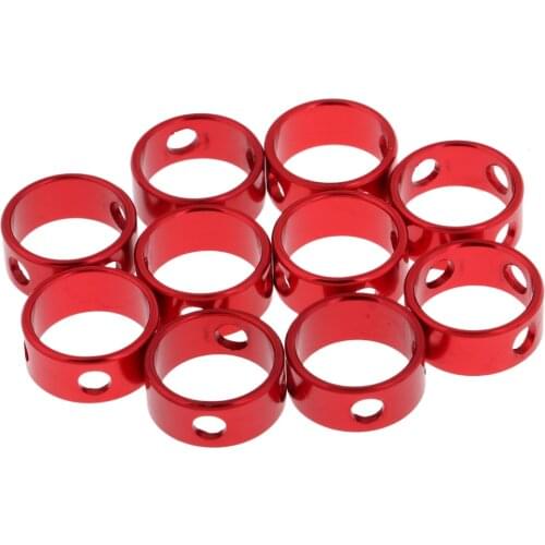 10pcs Camping Tent Rope Tensioner Fastener Buckle Hook 3 Holes Ferrule Ring Windproof Guyline Adjuster for Anwing Canopy Tarp