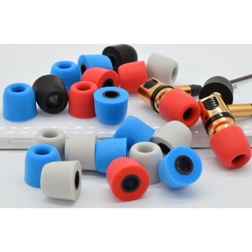104 pcs Noise isolation foam Ear tips headphone pillow T100T200T300T400 Pads Memory sponge for earphone headset enhanced bass