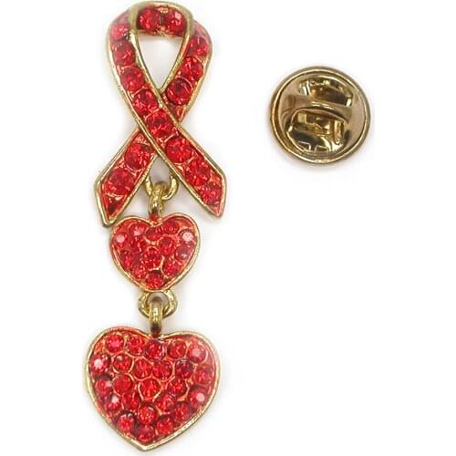 12pcs/lot Wholesale Fashion Rhinestone Heart pin Valentines day gift wedding Bridal Party Prom Pins brooches C102206