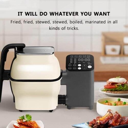 Automatic Cooking Machine M1 FL-M1302 Lazy Cooking Fried Rice Machine Wok Smart Cooking Robot Stir-fry 360 Degrees Automatically