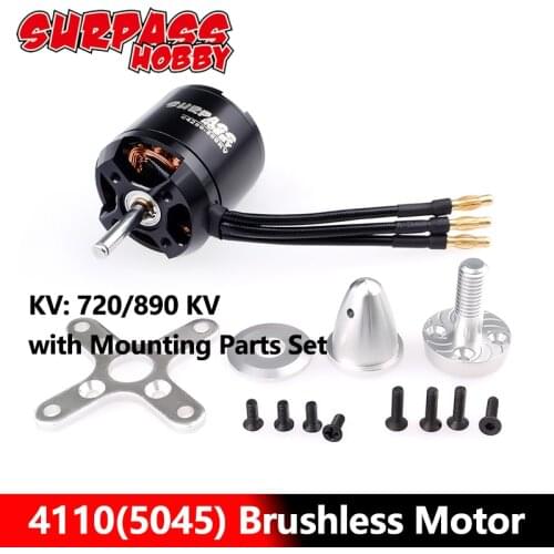 SURPASS HOBBY 4110(5045) Brushless Motor C5045 720KV 890KV 14Pole for Airpalne Aircraft Multicopters RC Plane Helicopter