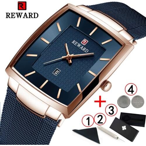 New Business Man Watch Famous Luxury Brand Mens Square Minimalist Wrist Watches Quartz Male Watch Waterproof Relogio Masculino