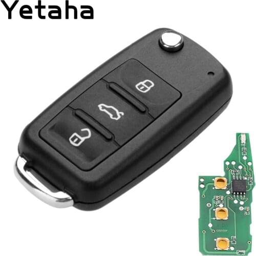 Yetaha 3 Button 434Mhz 48 Chip Smart Remote Key 5K0 837 202 AD For VW Volkswagen Golf Beetle Caddy Tiguan Polo For Jetta