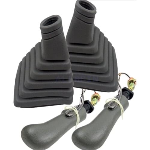 For Hyundai Daewoo 220 521-5-7 Excavator Joystick handle rubber dustproof cover operate lever grip assembly Excavator Accessory