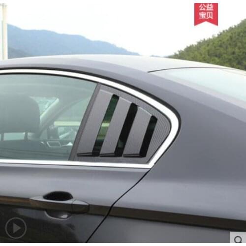 For Volkswagen Passat B8 2020 Rear Side Window Pair Of Blinds Universal Decorative Cover Ventilation Grille Cooling Plate Trim