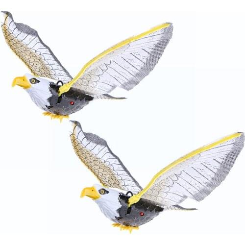 Electric Toy Plastic Sound Wing Flying Eagle Toy for Baby Battery Power Birds Kids Educational Toy Children Birthday Gift