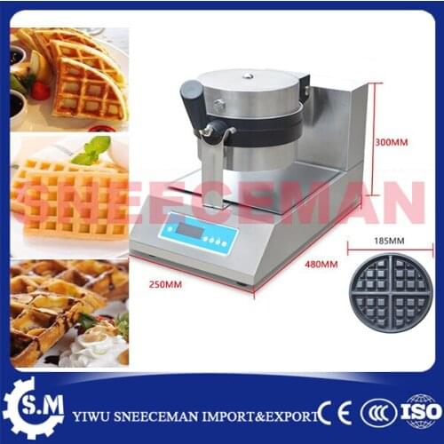 Electric rotary waffle furnace machine baking pan waffle maker machine