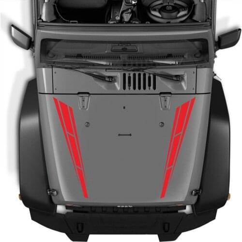 Racing Stripe Black Vinyl Truck Hood Decal Anti-scratch Anti-corrosion Front Sticker 4.5 Inch X 31.5 Inch Auto Parts