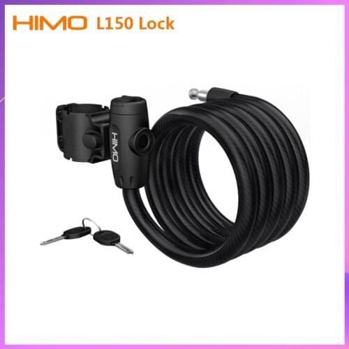 HIMO L150 Portable Folding Cable Lock Electric Bicycle Lockstitch Anti-Theft 150cm Cable Smart Home