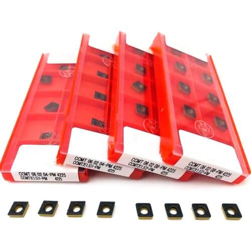 CCMT060208 CCMT060204 PM 4225 Carbide Tool Metal Turning Tool CNC Cutting Tool Lathe Tool CCMT 060204 PM4225 Turning Parts Tool