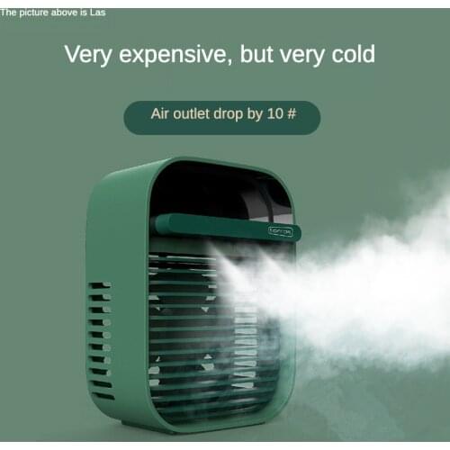 L4 Mini Small Air Conditioning Fan Portable Small Student Cooling Desktop USB Fan Portable Fan USB rechargeable bladeless Fan