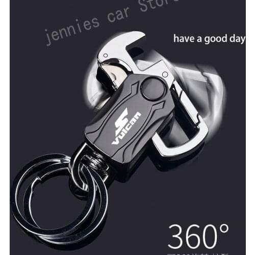 Multifunctional metal keychain ring bottle opener for kawasaki vulcan s 1700 1600 vn650 2000 vn800 s650 motorcycle Accessories
