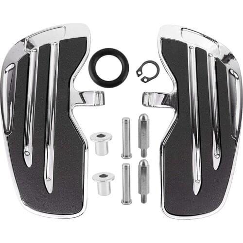 Motorcycle Footpeg Aluminum Front Rider Floorboards Foot Pegs Footboard Accessory Kit for Indian Scout/Sixty/Bobber 2015