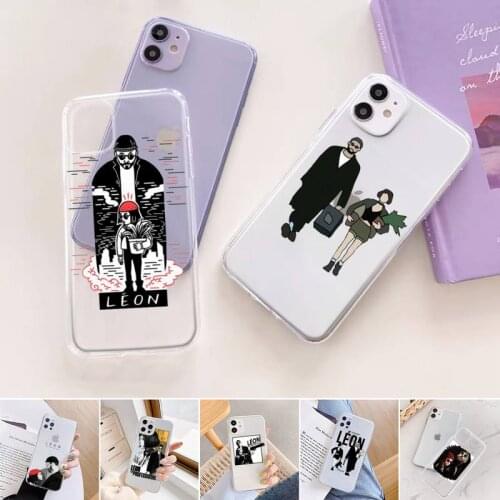 Leon the Professional Phone Case For iphone 12 11 mini x xs xr pro max 8 7 6s 6 5 5s 5c se plus Transparent soft