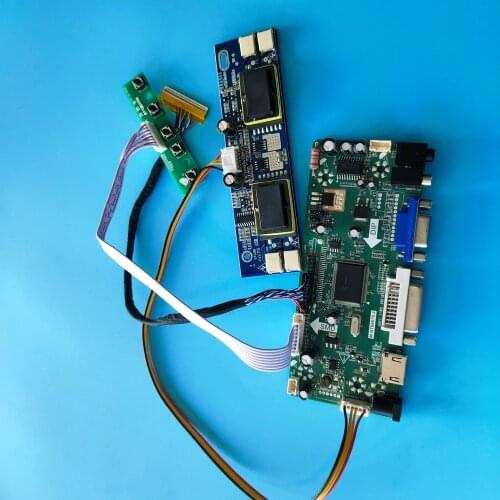 Kit for M220EW01 V1 DVI VGA 30pin DIY M.NT68676 1680X1050 Driver HDMI 22" LVDS 4 lamps Monitor Screen Controller board