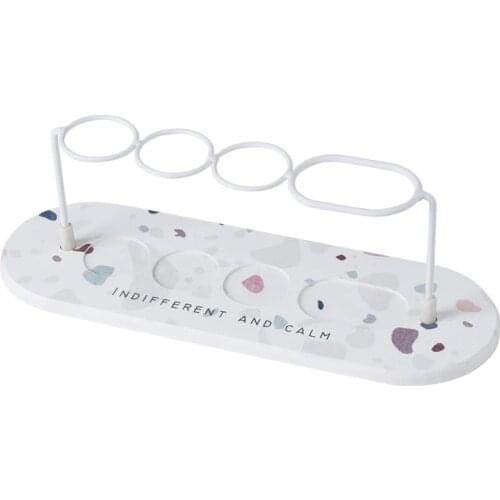 New Style Diatom Mud Absorbent Pad Bathroom Supplies Sink Quick-drying Diatomite Toothbrush Rack Soap Waterproof Pad