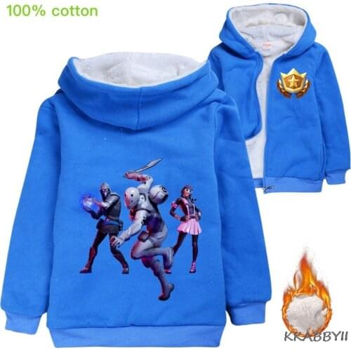 New Fortnites Fashion Children Hoodies Boys Girls Sweatshirts Warm Tops Kids Clothes