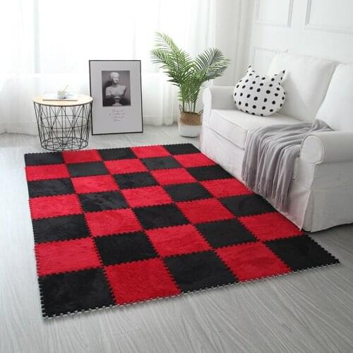 New Living Room Bedroom Carpet Crawling Mat Modern Minimalist Stitching Sofa Cushion Safety Non-slip Home Decoration Products