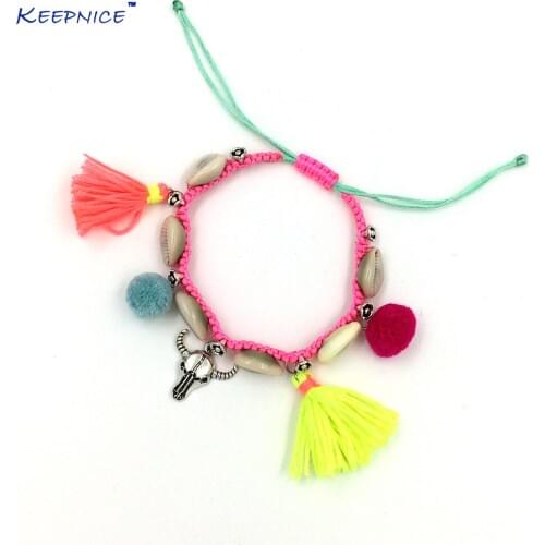 Taurus Charm Barefoot Sandals Boho Beach Bohemian Anklet Hippie Style Anklet Bracelets Taurus Gypsy Tassel Charm Barefoot