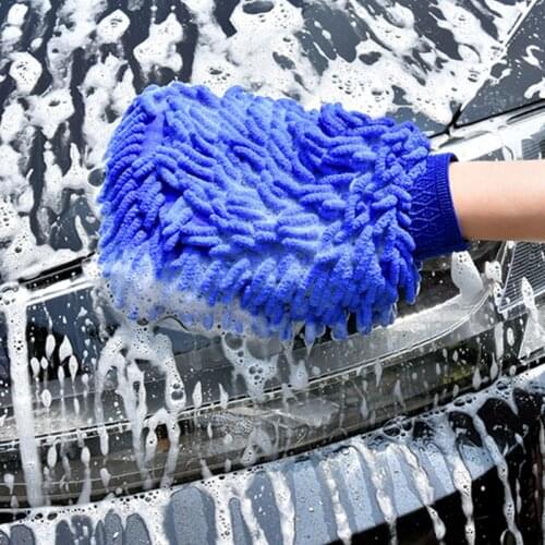 1pc Car Home Wash Gloves For Audi Q3 Q5 Q5L Q7 Q8 A1 A3 S3 A4 A4L A6 A7 S6 S7 A8 S4 RS4 A5 S5 allroad Prologue