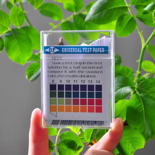 PH test paper for aquarium aquarium acidity and alkalinity test paper 0-14ph high precision 4 color contrast color wide pH test