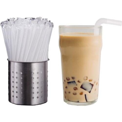 Plastic Straws Milkshake Bubble Wide Disposable Bubble Tea Drinking Straw Large 50pcs Set Bpa Free Individually Wrapped