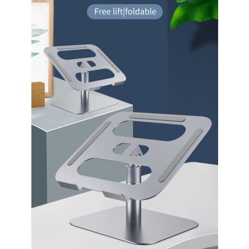 Height Adjust Stand Desk Riser Foldable Laptop Desk Notebook Aluminum Ergonomic Computer Notebook Stand Holder for MacBook Pro