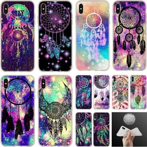 Midnight Dream catcher soft silicone Case Cover For iPhone 12 11 Pro 7 8 Plus XR XS Max 5 5S SE 6 6s 2020 Funda Etuis