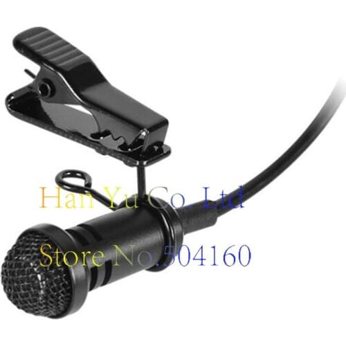 Professional Lavalier Lapel Stereo Cardioid Condenser Microphone For Sennheiser Wireless BodyPack Transmitter 3.5 mm Lockable