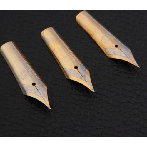 3pc office Pen nib Limited edition write fit for most golden M Fountain Pen