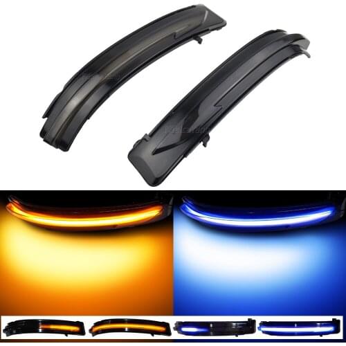 LED Side Mirror Dynamic Turn Signal Sequential Light For Nissan X-Trail T32 Rogue Qashqai J11 Murano Z52 Juke Navara Pathfinder