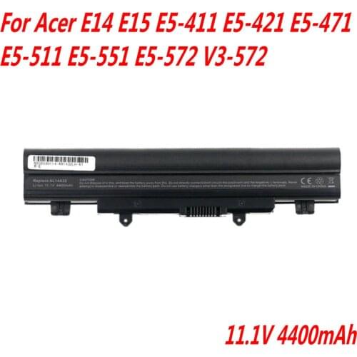 High Quality AL14A32 Laptop Battery For Acer Aspire E14 E15 Touch E5-571 Extensa 2509 EX V3-572P E5-411-P32N P256-MG-64JR