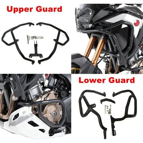 Motorcycle Upper & Lower Engine Guard Crash Bars Frame Protecion For Honda CRF 1100 L Africa Twin CRF1100L 2019 2020