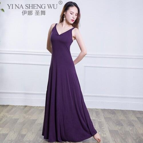 Belly Dance Female Elegant Dress Practice Clothes Oriental Dancing Slim Long Skirt Profession Competition Performance Clothing