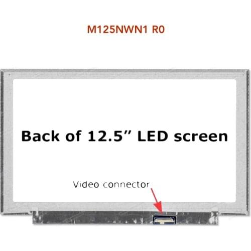 12.5 Laptop LCD screen M125NWN1 R0 B125XTN01.0 LP125WH2 TPH1 04X0433 Notebook LED Matrix Screen Display WXGA HD 30 pins 1366 768