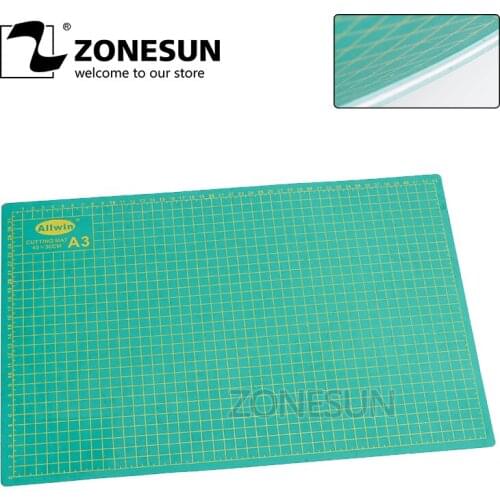 ZONESUN A3 Pvc cutting mats for sewing Double-sided Self Healing Cutting Board Craft DIY Pad Quilting Accessories 45*30cm