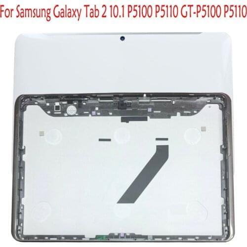 10 Pcs (Checked) For Samsung Galaxy Tab 2 10.1 P5100 P5110 GT-P5100 P5110 Back Battery Cover Rear Door Housing Case Replace Part